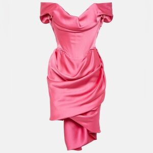 Vivienne Westwood 
Nova Cora crêpe satin mini dress